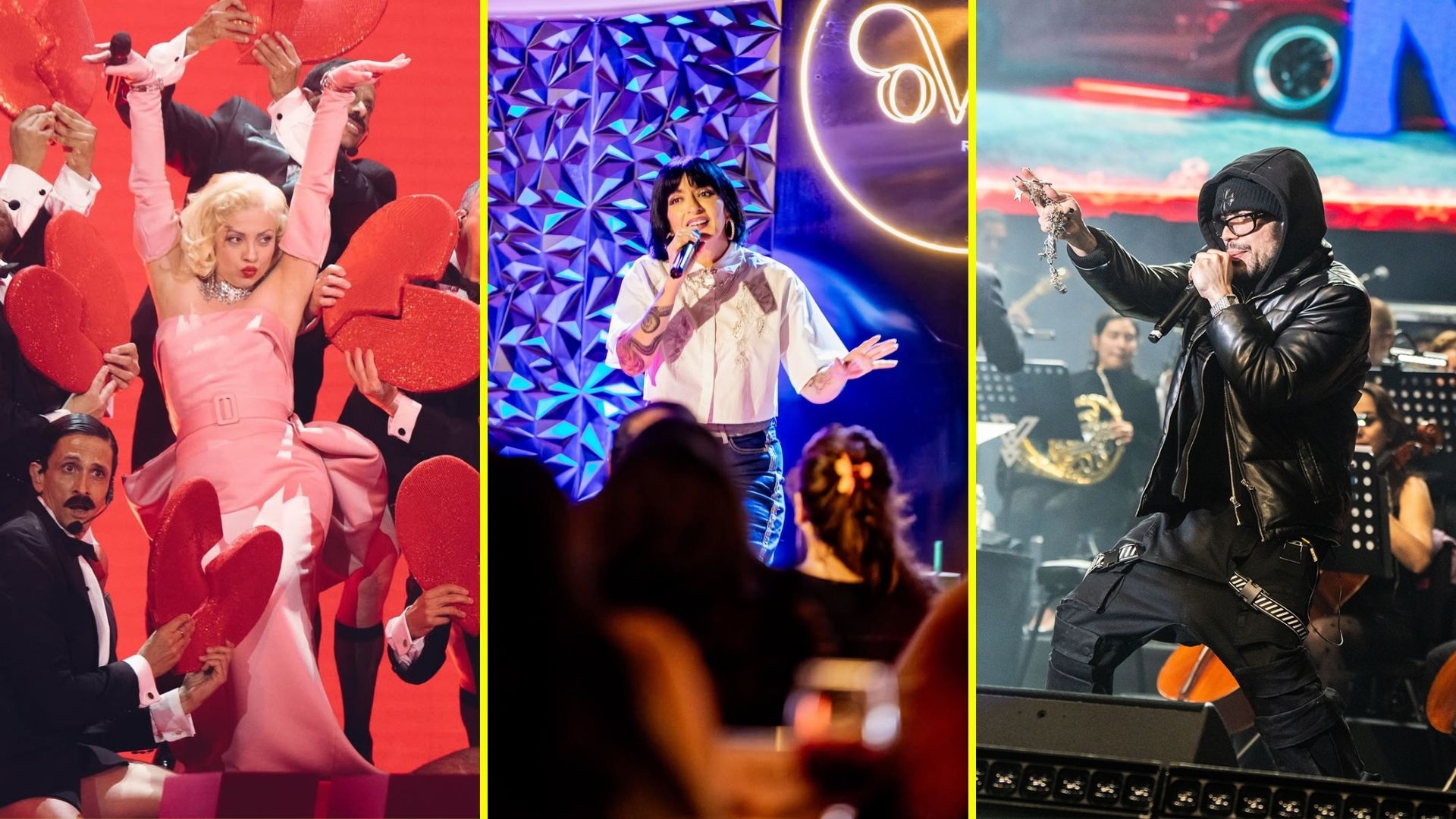 Jueves 26: Mon Laferte / Piare con P / Yandel Sinfónico.