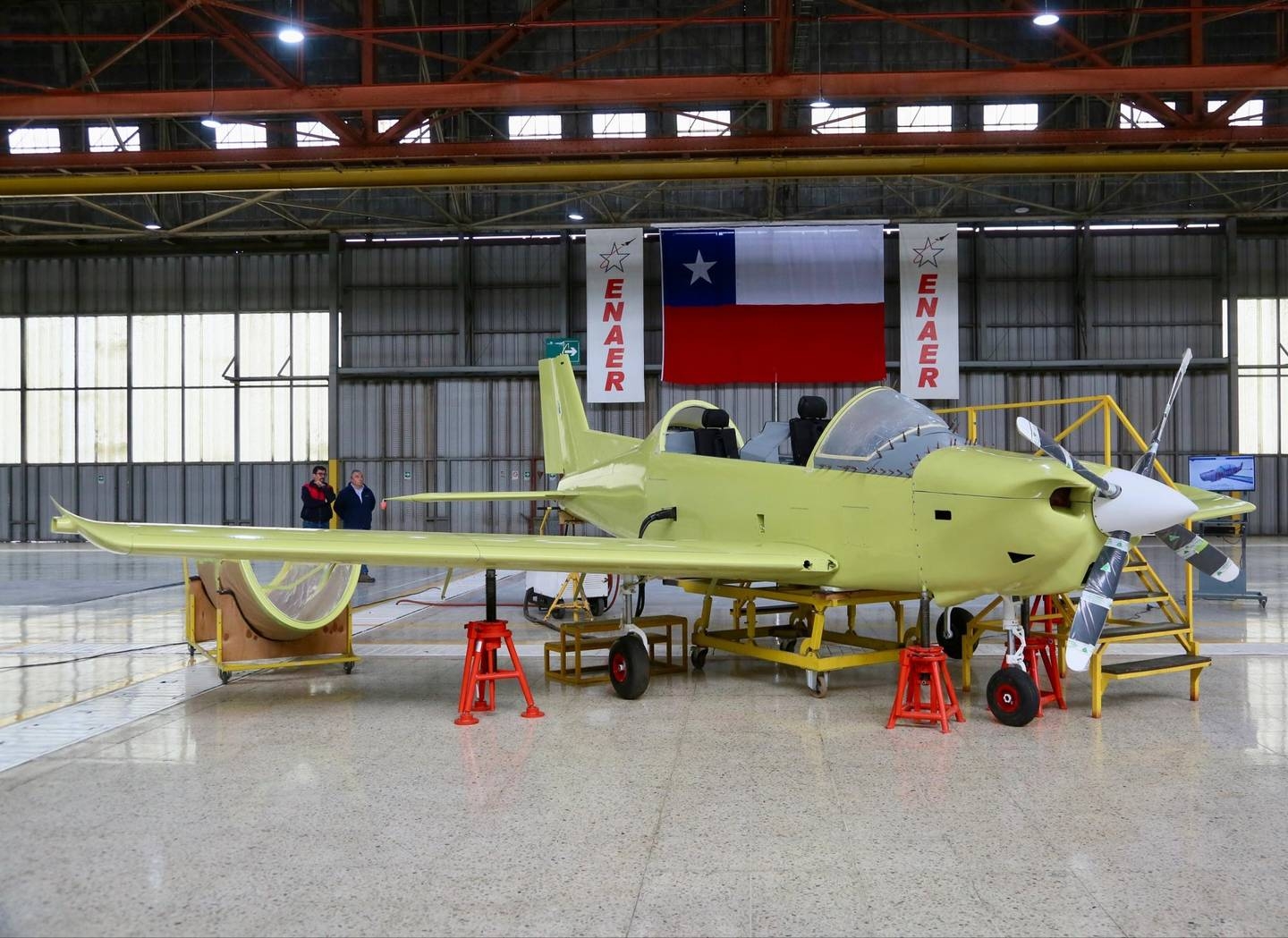 El prototipo del T-40 Newen. / Gobierno de Chile.