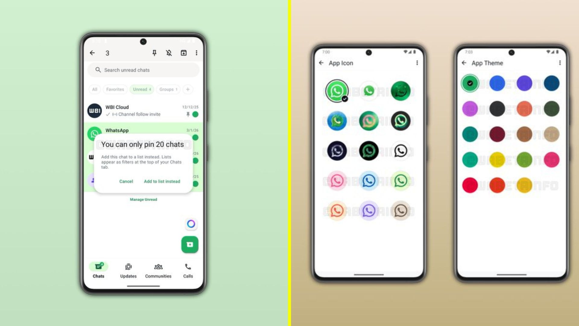 Las nuevas funciones de WhatsApp Plus. / WABetaInfo.