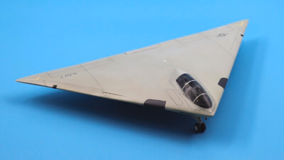 Diseño triangular del A-12 Avenger II, el Dorito Volador