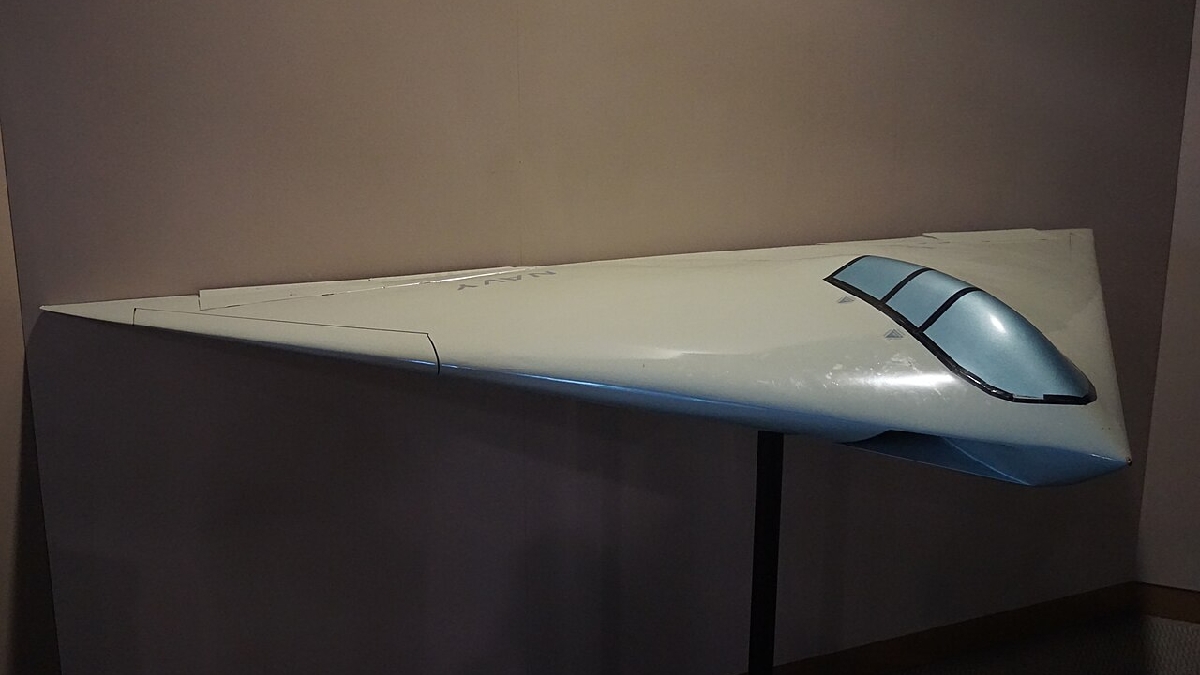 Maqueta del A-12 Avenger II en el Museo de Aviación de Fort Worth