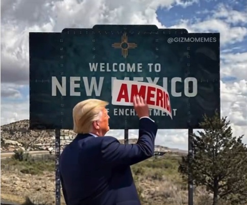 La imagen publicada por Trump / Truth Social