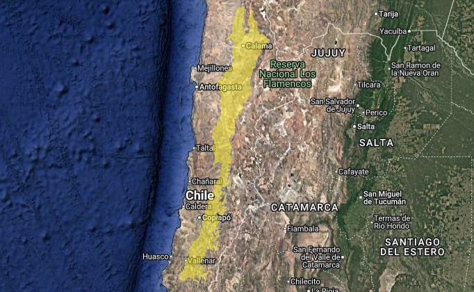 Área afectada resaltada en amarillo | DMC