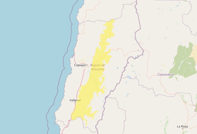 Zona afectada resaltada en amarillo | DMC